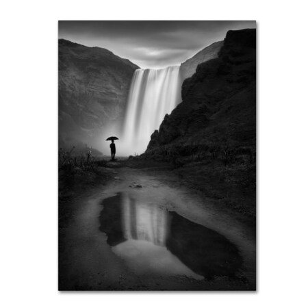 Trademark Fine Art Moises Levy 'Hole Umbrella' Canvas Art, 18x24 ALI16651-C1824GG